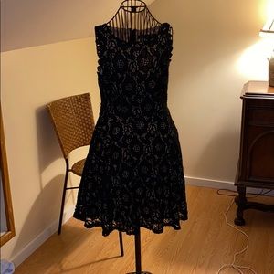 Black and nude dress